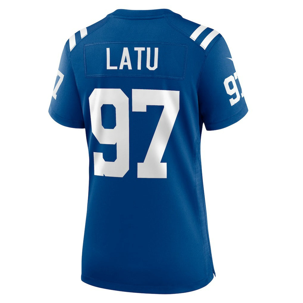 Laiatu Latu Indianapolis Colts Women's Game Jersey - Royal - Nike