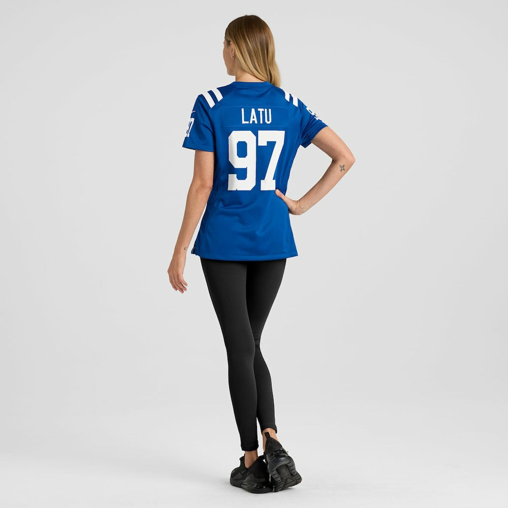 Laiatu Latu Indianapolis Colts Women's Game Jersey - Royal - Nike