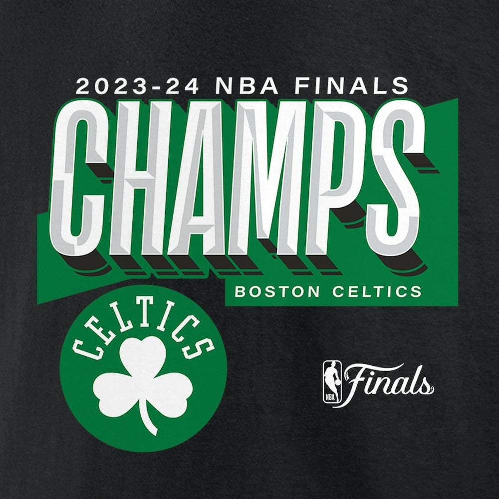 Fanatics Boston Celtics 2024 NBA Finals Champions Big & Tall Pick & Roll Defense T-Shirt Black