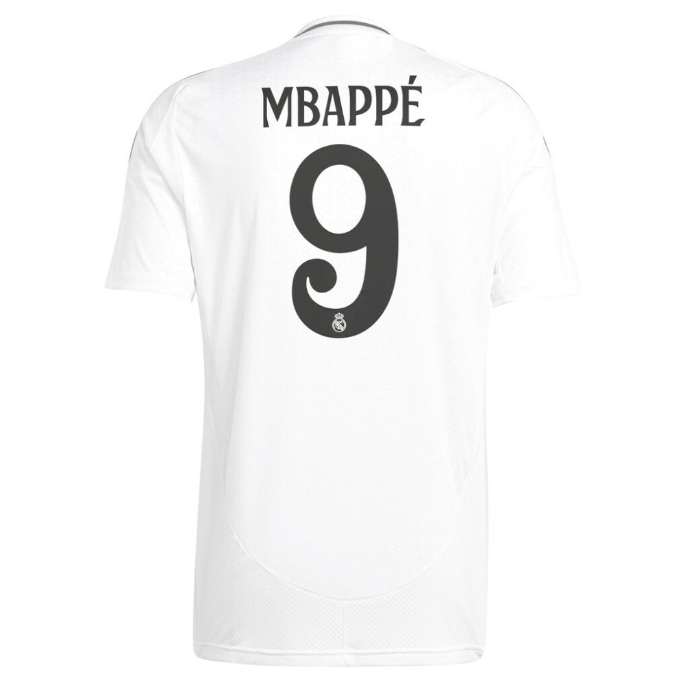Adidas - Kylian Mbappé Real Madrid 2024/25 Home Replica Player Jersey - White