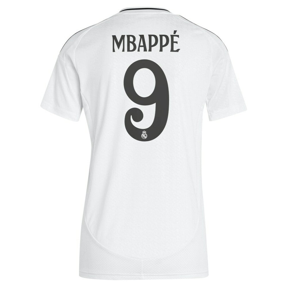 Adidas - Kylian Mbappé Real Madrid Women's 2024/25 Home Replica Player Jersey - White