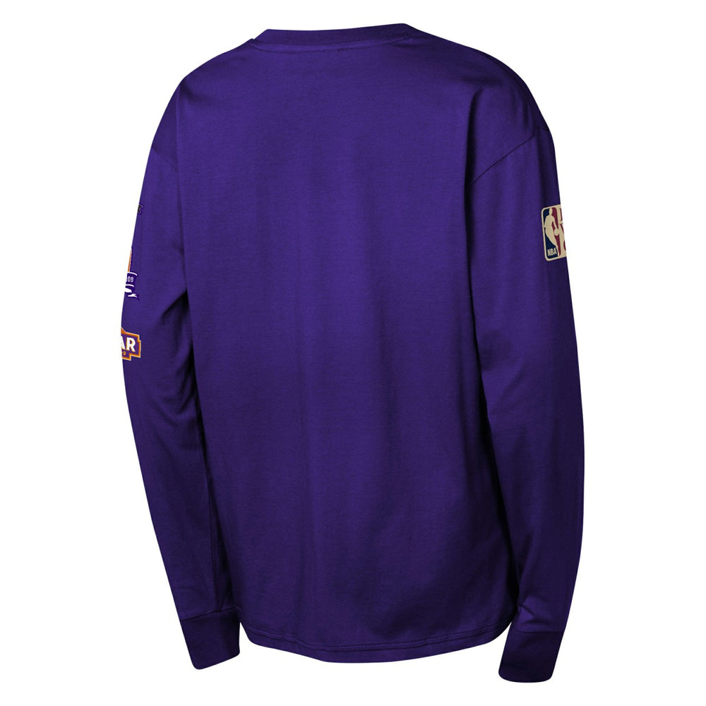 Mitchell & Ness Phoenix Suns Youth Hardwood Classics All Over Long Sleeve T-Shirt Purple