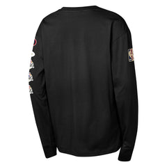 Mitchell & Ness San Antonio Spurs Youth Hardwood Classics All Over Long Sleeve T-Shirt Black
