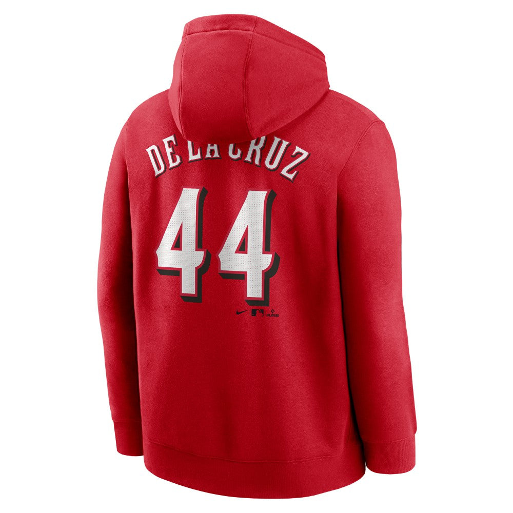 Elly De La Cruz Cincinnati Reds Nike Player Name & Number Club Pullover Hoodie Near Me