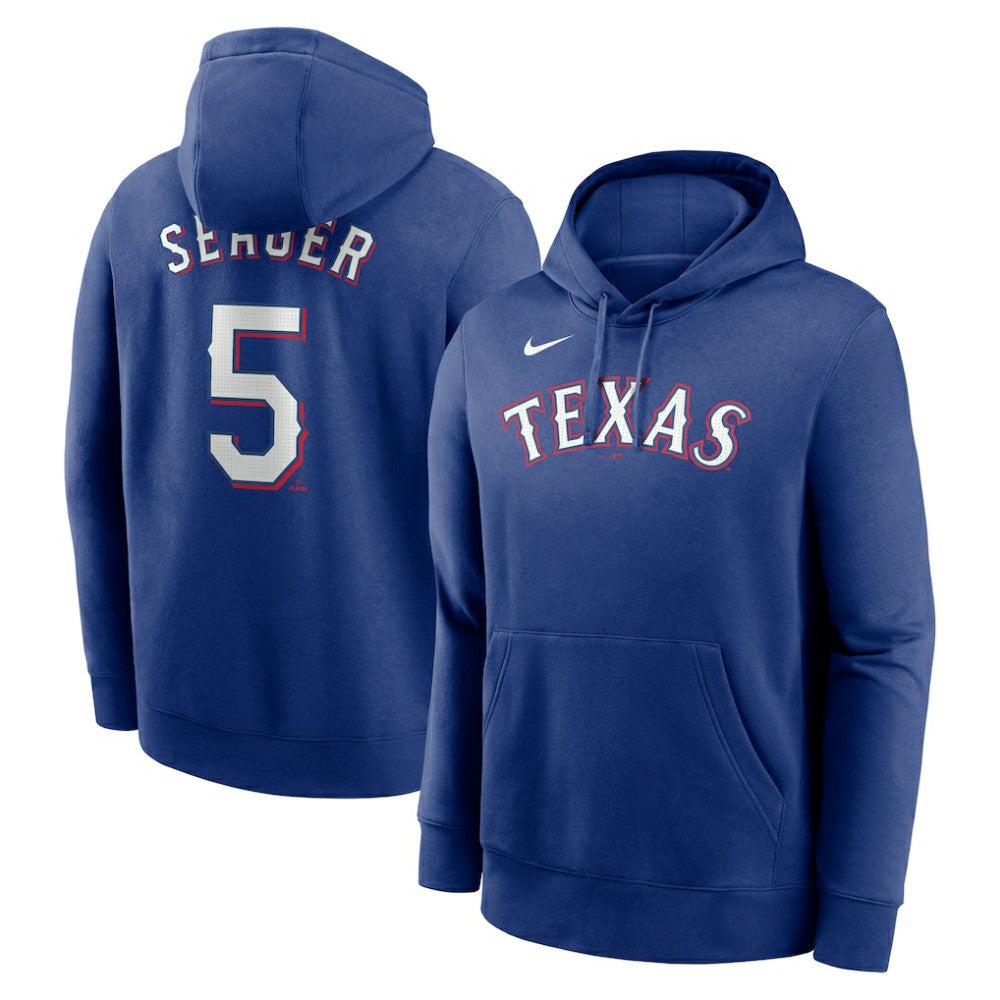Corey Seager Texas Rangers Nike Player Name & Number Club Fleece Pullover Hoodie for sale