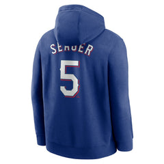 Corey Seager Texas Rangers Nike Player Name & Number Club Fleece Pullover Hoodie for sale