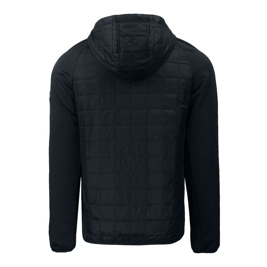 New York Jets Cutter & Buck Primary Logo Rainier PrimaLoft Eco Full-Zip Hybrid Jacket - Black - NFL