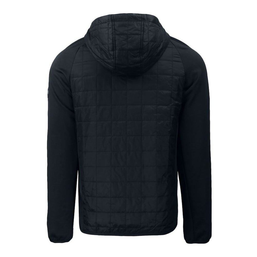 New York Jets Cutter & Buck Primary Logo Rainier PrimaLoft Eco Full-Zip Hybrid Jacket - Black - NFL