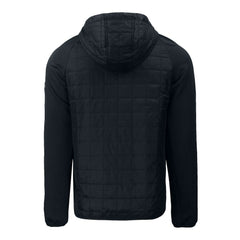 New York Jets Cutter & Buck Monochromatic Logo Rainier PrimaLoft Eco Full-Zip Hybrid Jacket - Black - NFL