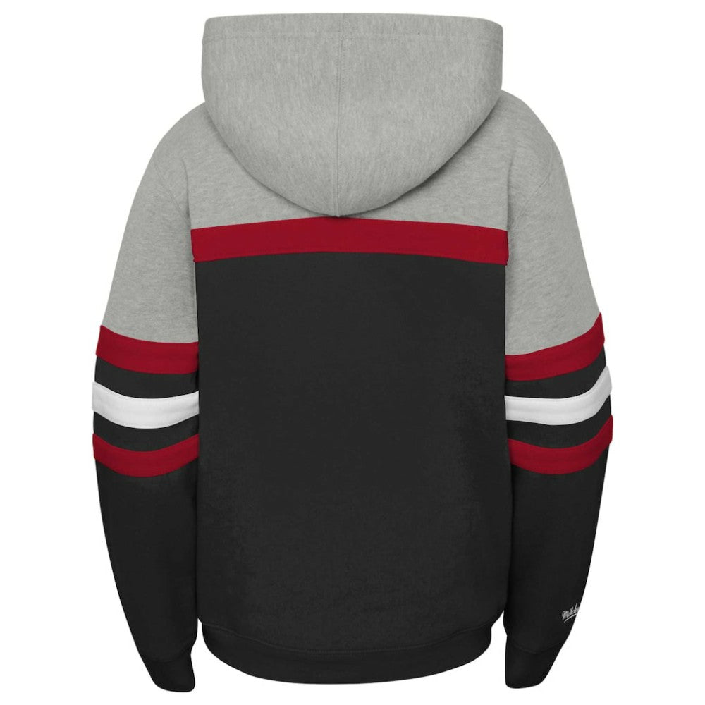 Detroit Red Wings Mitchell & Ness Youth Head Coach Pullover Hoodie - Black | NHL discount