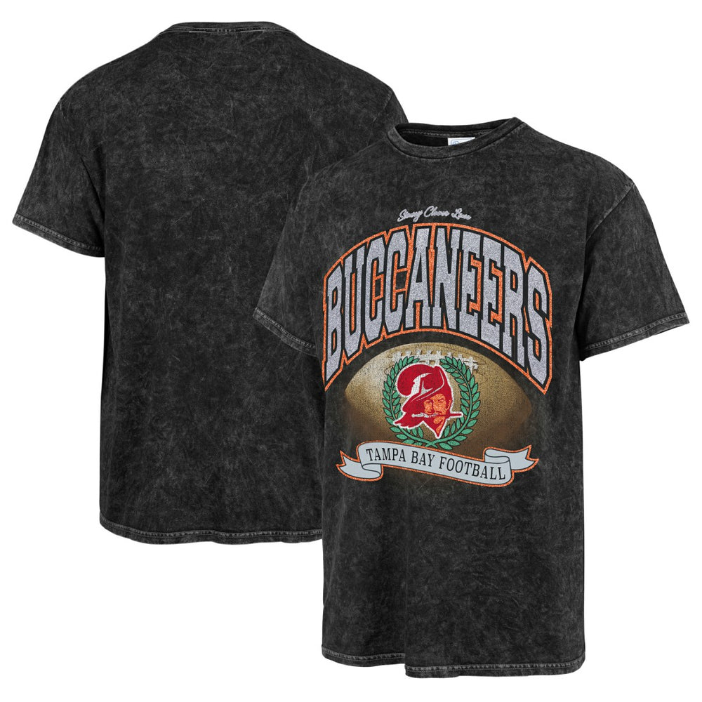 Tampa Bay Buccaneers Stoney Clover Lane x '47 Women's Glitter Rocker Retro Tubular T-Shirt - Black - 47 brand