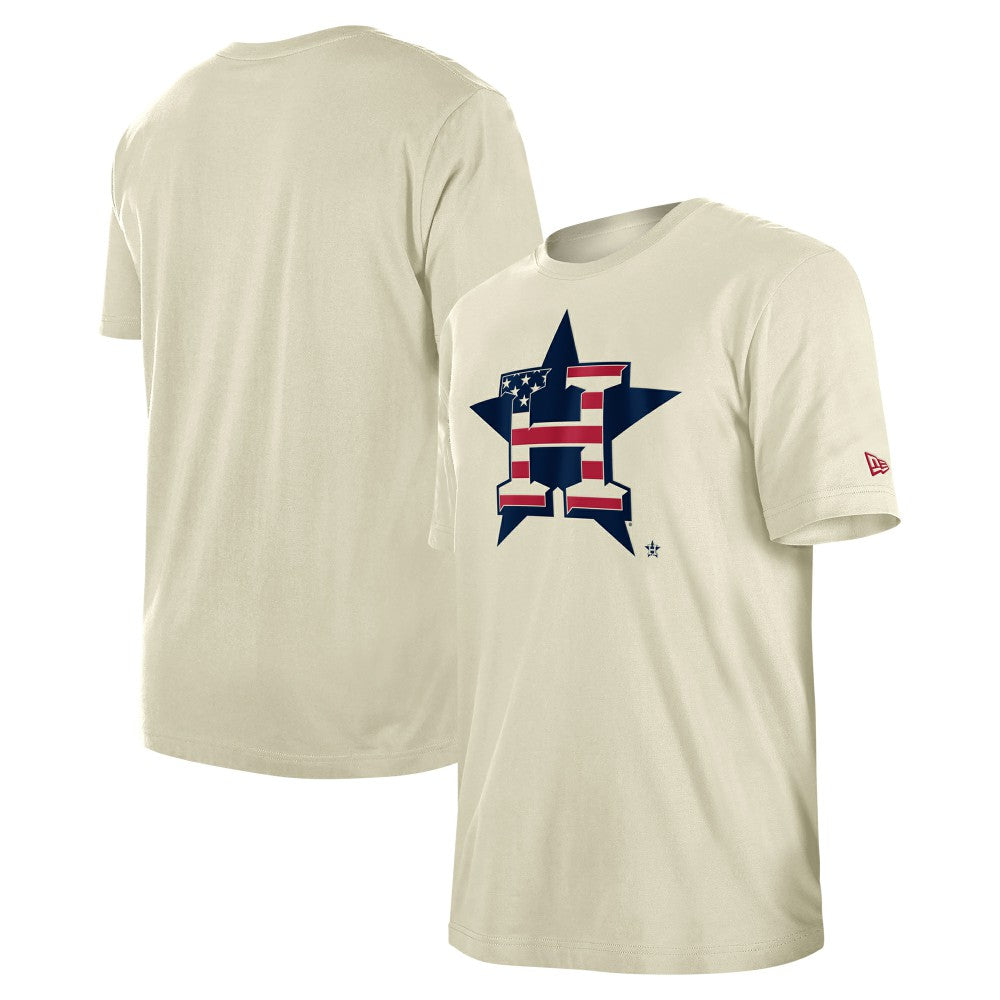 Houston Astros New Era Americana Flag Fill T-Shirt Outlet
