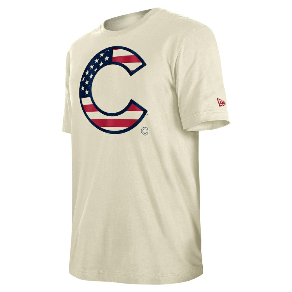 Chicago Cubs New Era Americana Flag Fill T-Shirt Sale