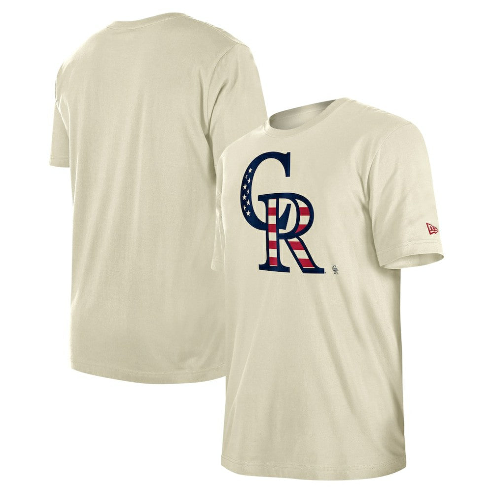 Colorado Rockies New Era Americana Flag Fill T-Shirt for sale