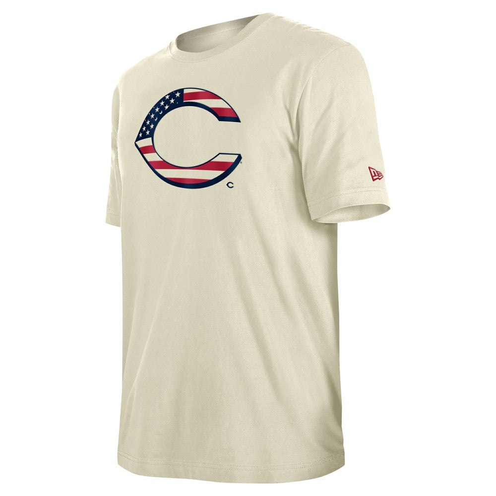 Cincinnati Reds New Era Americana Flag Fill T-Shirt Discount