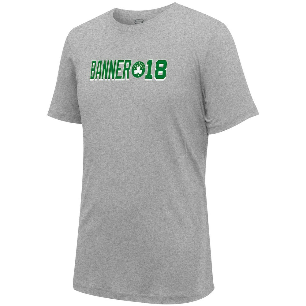 Boston Celtics Stadium Essentials 18-Time NBA Finals Champions Banner 18 Forever T-Shirt Heather Gray