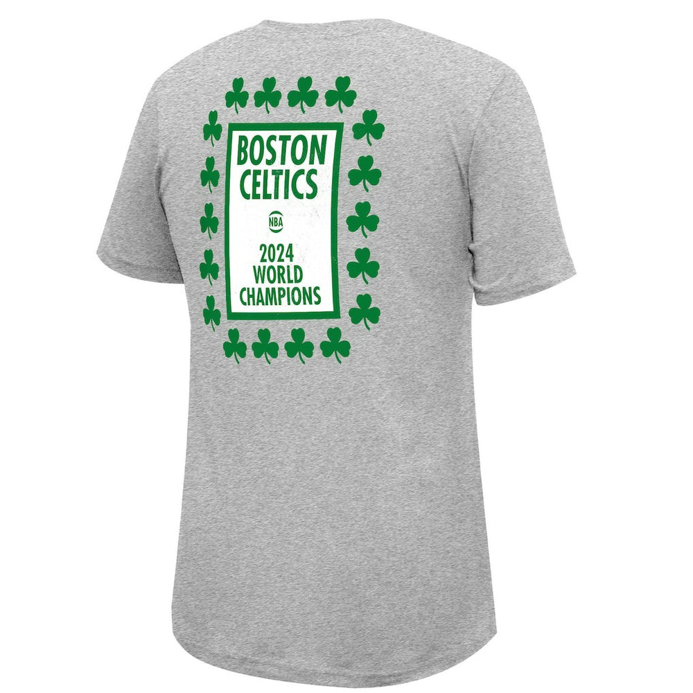 Boston Celtics Stadium Essentials 18-Time NBA Finals Champions Banner 18 Forever T-Shirt Heather Gray