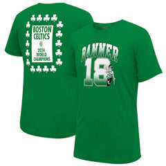 Boston Celtics Stadium Essentials 18-Time NBA Finals Champions Banner 18 Play T-Shirt Kelly Green