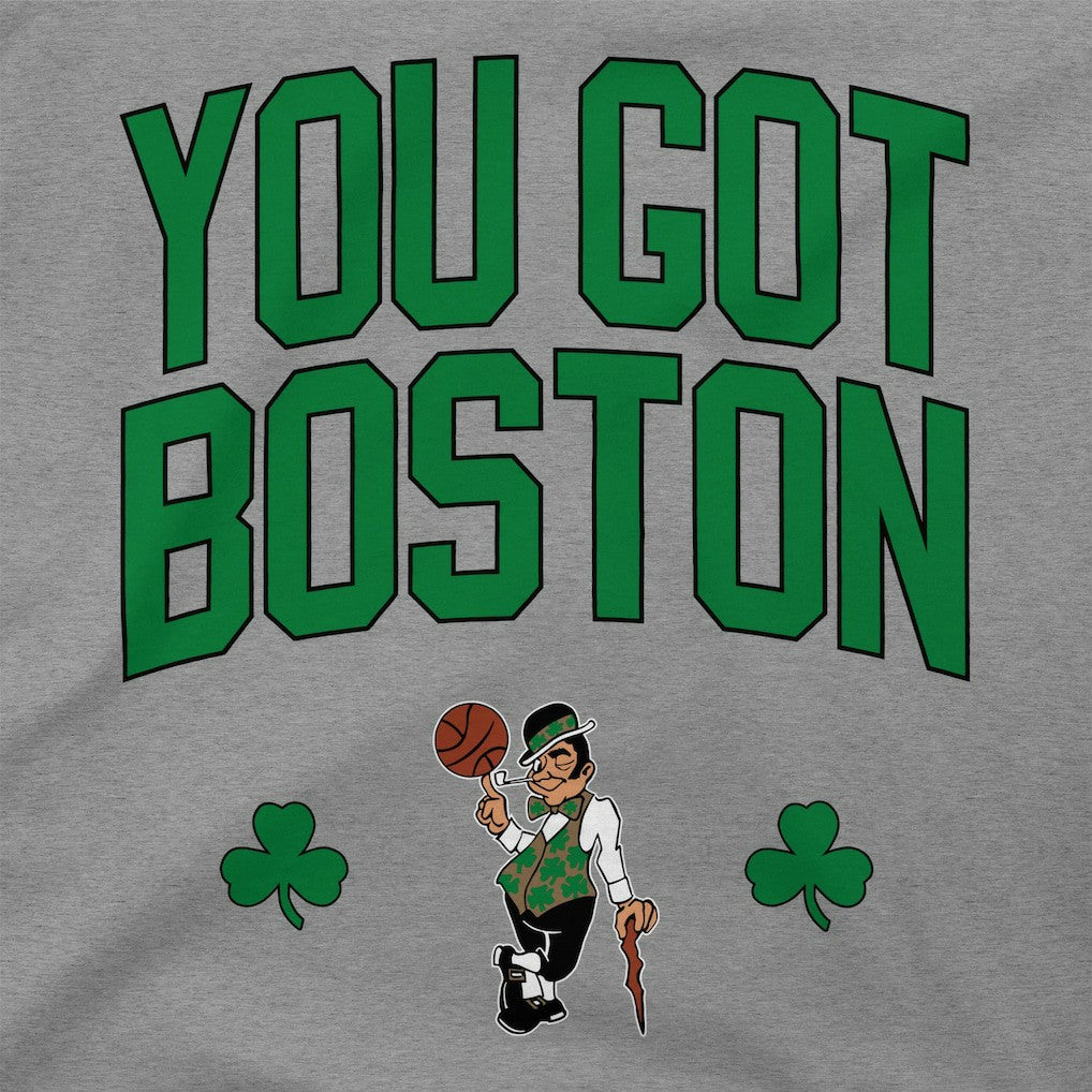 Boston Celtics Stadium Essentials 18-Time NBA Finals Champions We Got 18 Banners T-Shirt Heather Gray