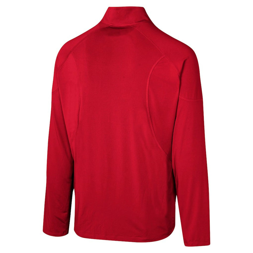 San Francisco 49ers Grind Iron Quarter-Zip Top - Scarlet - NFL