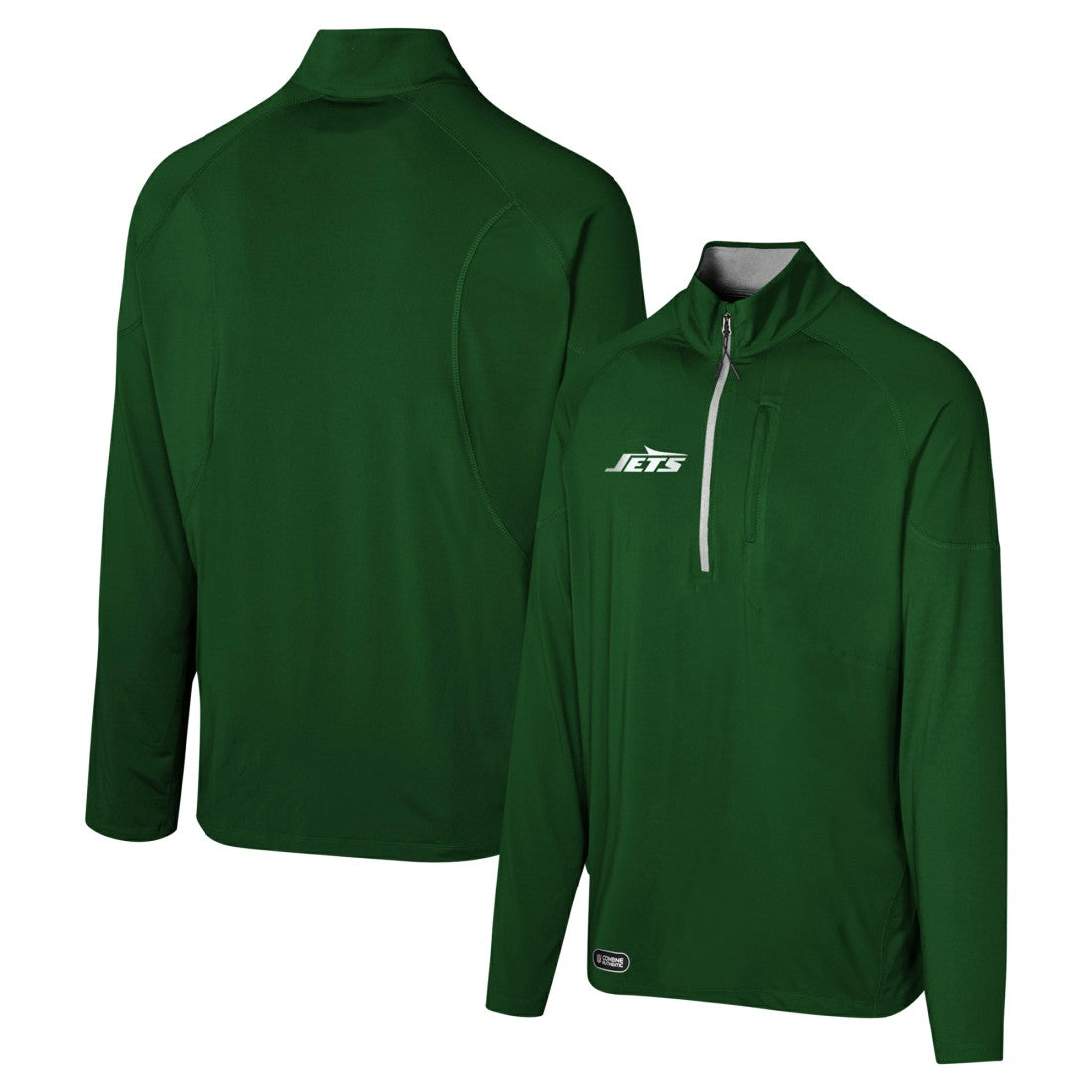 New York Jets Grind Iron Quarter-Zip Top - Green - NFL