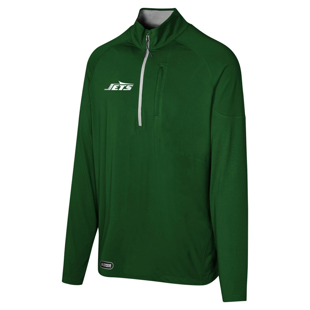 New York Jets Grind Iron Quarter-Zip Top - Green - NFL