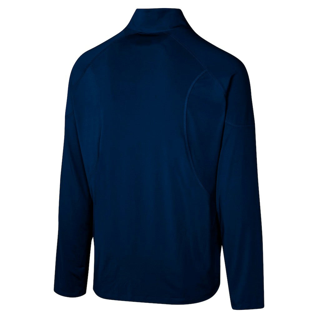 New England Patriots Grind Iron Quarter-Zip Top - Navy - NFL
