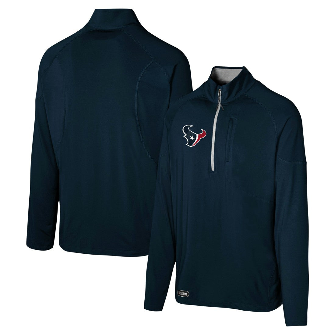 Houston Texans Grind Iron Quarter-Zip Top - Navy - NFL