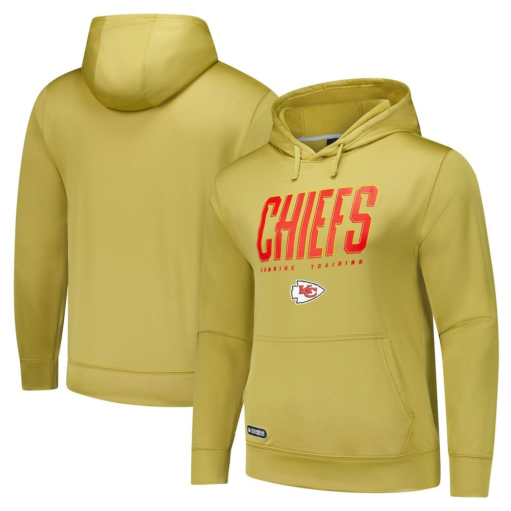 Kansas City Chiefs Top Ranked Pullover Hoodie - Gold - NFL