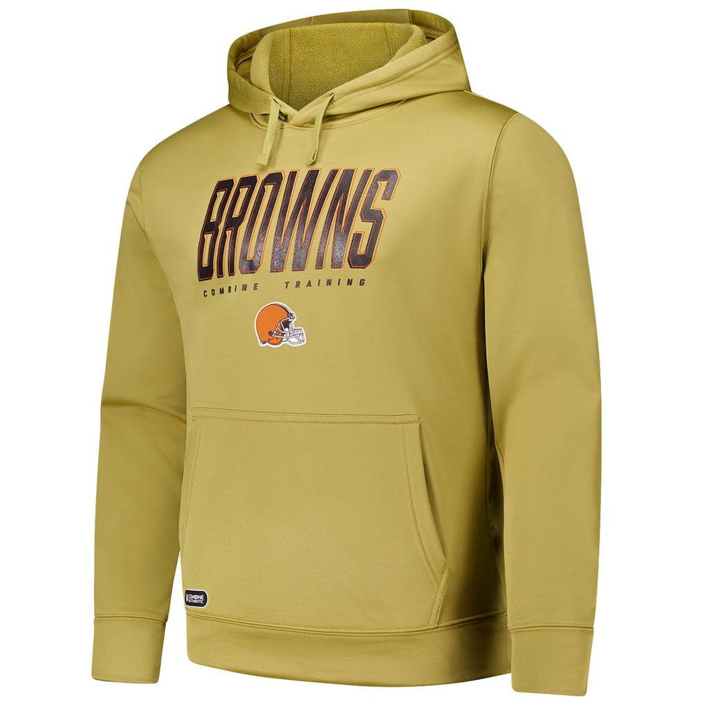 Cleveland Browns Top Ranked Pullover Hoodie - Gold - NFL