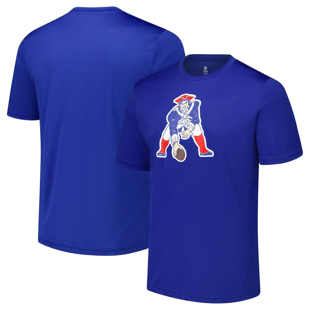 New England Patriots Stadium Retro T-Shirt - Royal - NFL