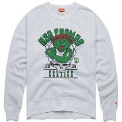 Boston Celtics Homage Unisex 2024 NBA Finals Champions Grateful Dead Tri-Blend Pullover Sweatshirt Ash