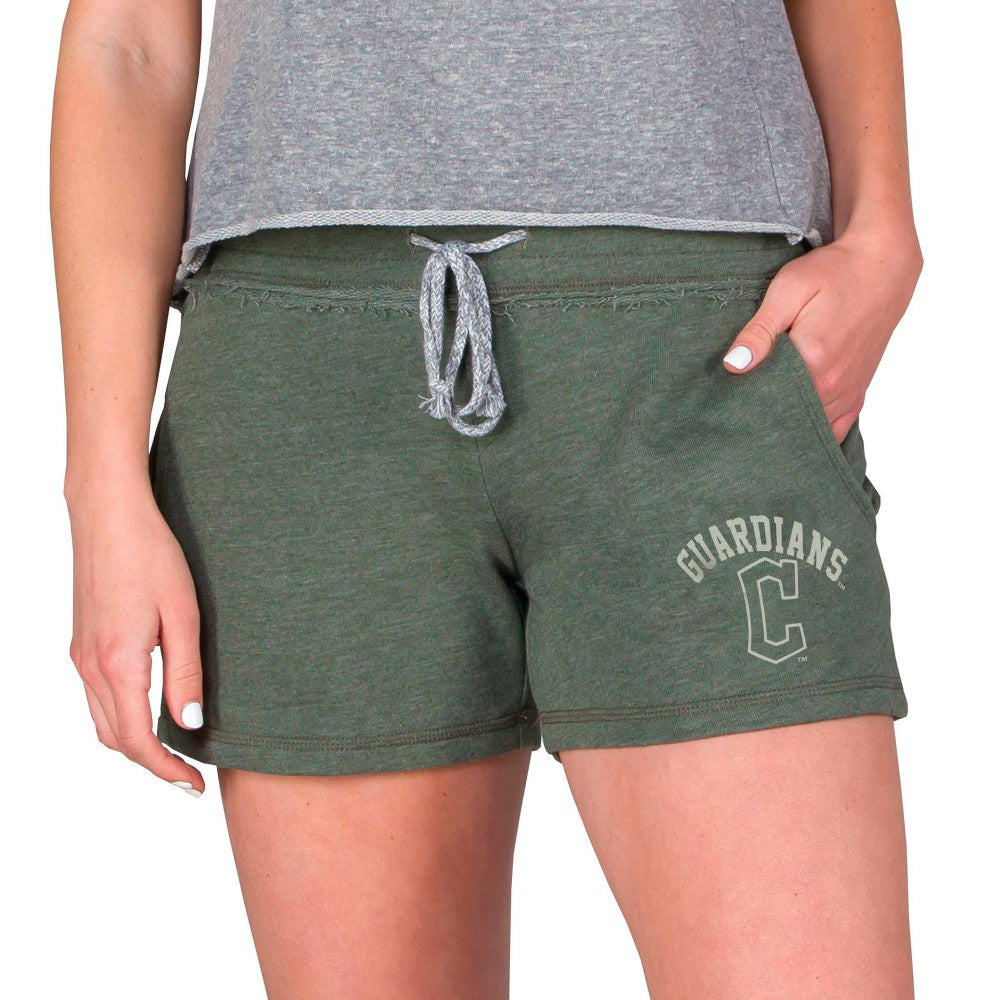 Cleveland Guardians Concepts Sport Women's Mainstream French Terry Tri-Blend Shorts Discount