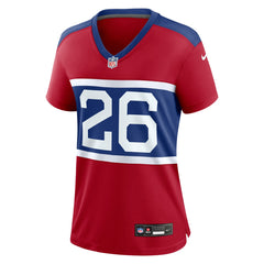 Devin Singletary New York Giants Women's Alternate Game Jersey - Century Red - Nike