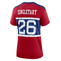 Devin Singletary New York Giants Women's Alternate Game Jersey - Century Red - Nike