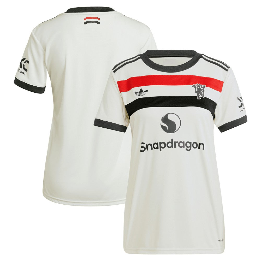 Adidas - Manchester United Originals Women's 2024/25 Third Replica Jersey - Cream