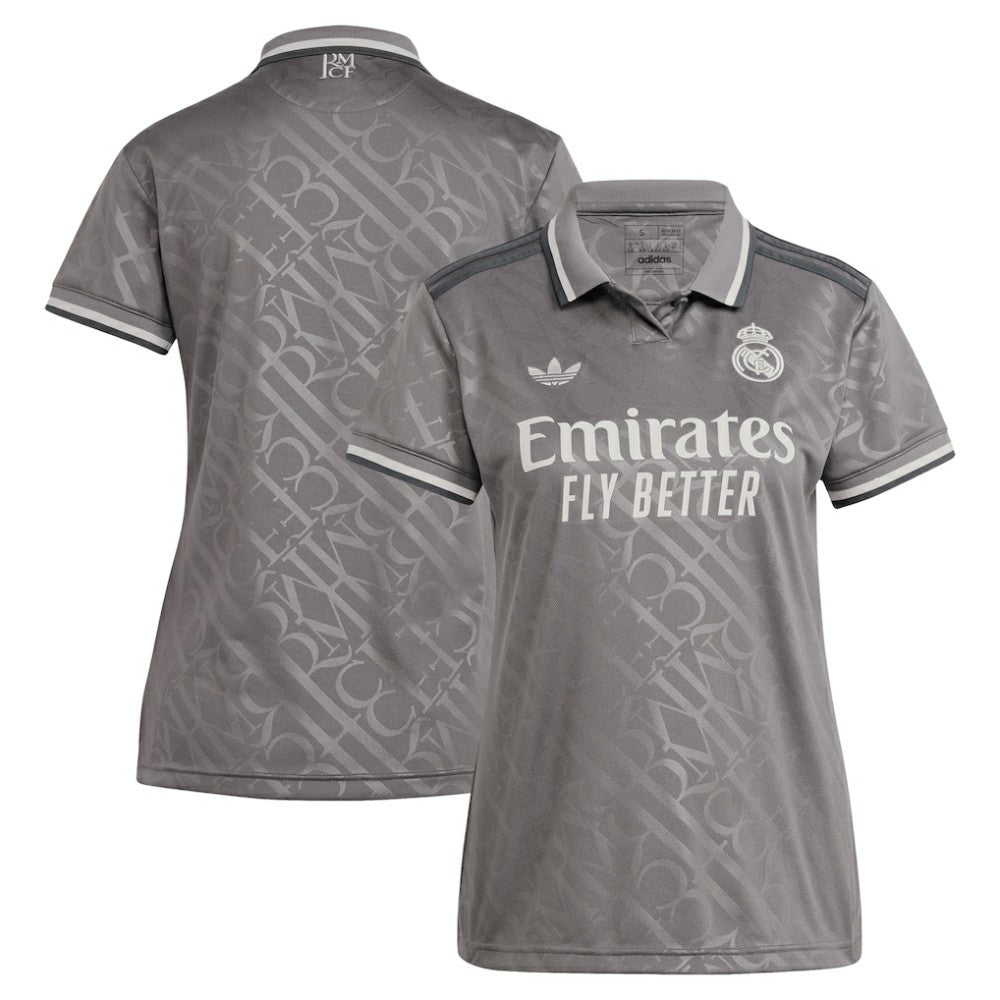 Adidas - Real Madrid Originals Women's 2024/25 Third Replica Jersey - Charcoal