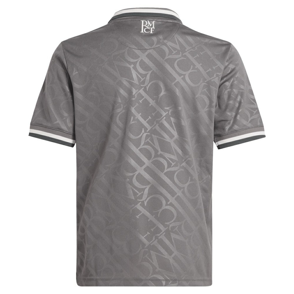 Adidas - Real Madrid Originals Youth 2024/25 Third Replica Jersey - Charcoal