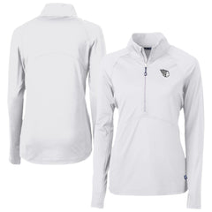 Cleveland Guardians Cutter & Buck Women's Adapt Eco Knit Stretch Recycled Half-Zip DryTec Top for sale