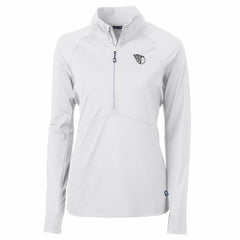 Cleveland Guardians Cutter & Buck Women's Adapt Eco Knit Stretch Recycled Half-Zip DryTec Top for sale