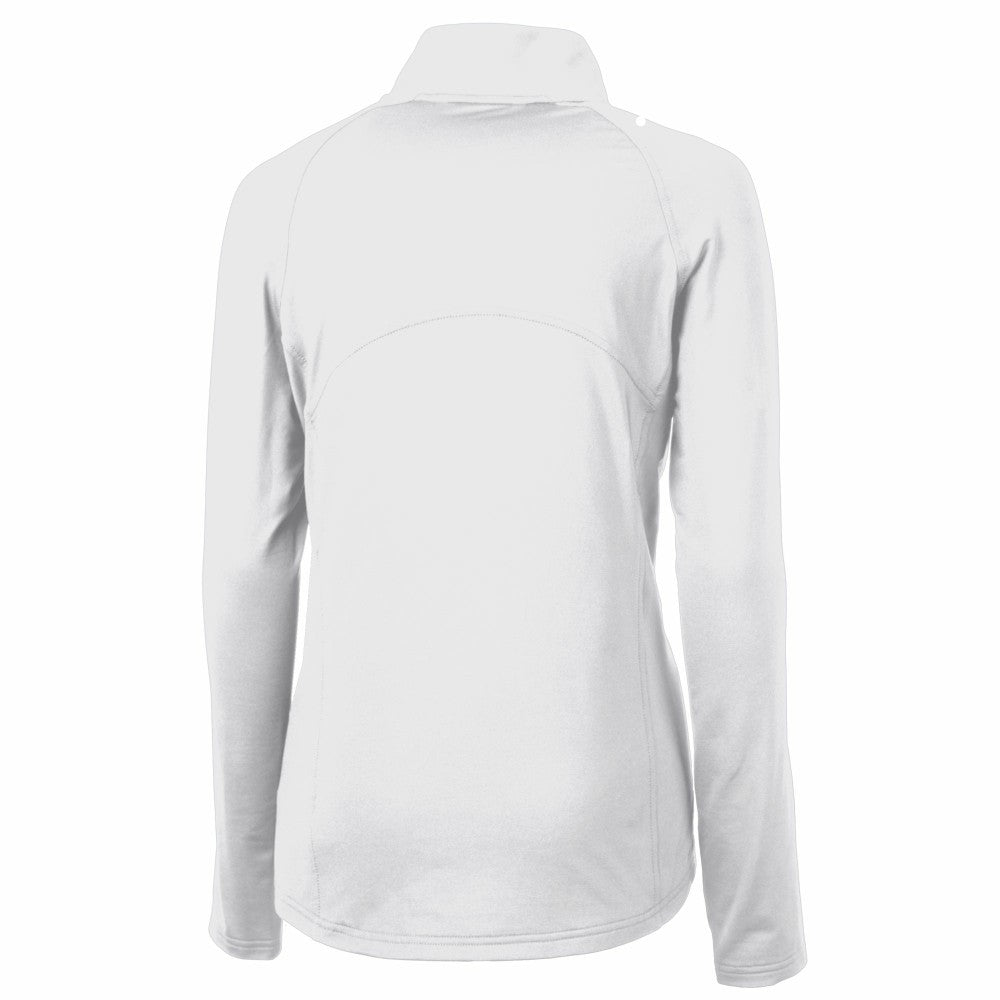 Cleveland Guardians Cutter & Buck Women's Adapt Eco Knit Stretch Recycled Half-Zip DryTec Top for sale