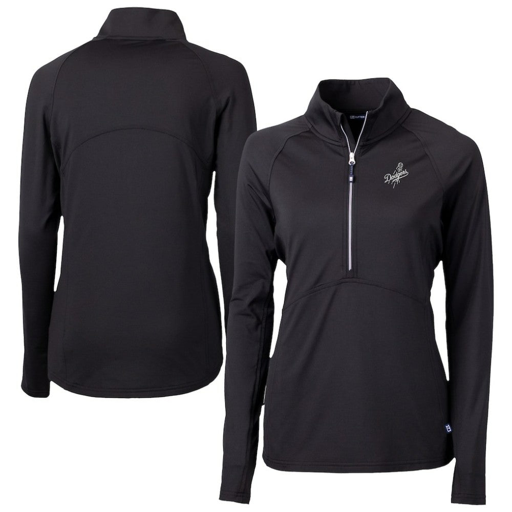 Los Angeles Dodgers Cutter & Buck Women's Adapt Eco Knit Stretch Recycled Half-Zip DryTec Top Near Me