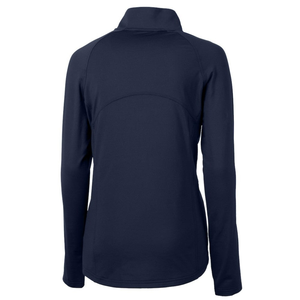 Los Angeles Dodgers Cutter & Buck Women's Adapt Eco Knit Stretch Recycled Half-Zip DryTec Top Discount