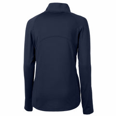 New York Mets Cutter & Buck Women's Adapt Eco Knit Stretch Recycled Half-Zip DryTec Top Outlet