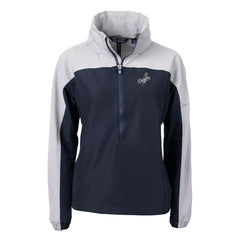 Los Angeles Dodgers Cutter & Buck Women's Charter Eco Recycled Half-Zip Anorak Jacket for sale