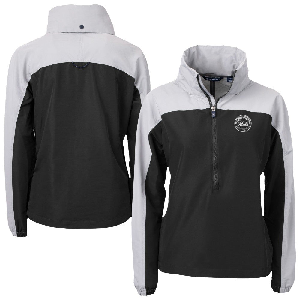 New York Mets Cutter & Buck Women's Charter Eco Recycled Half-Zip Anorak Jacket Online
