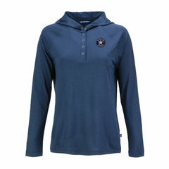 Houston Astros Cutter & Buck Women's Coastline Epic Comfort Eco Recycled Raglan Long Sleeve Hoodie T-Shirt Online