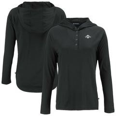 San Francisco Giants Cutter & Buck Women's Coastline Epic Comfort Eco Recycled Raglan Long Sleeve Hoodie T-Shirt Outlet