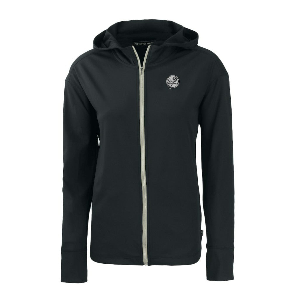 New York Yankees Cutter & Buck Women's Daybreak Eco Recycled Full-Zip Hoodie Outlet