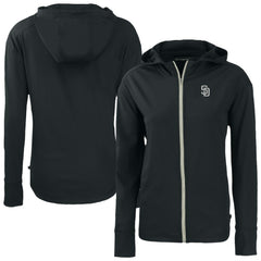 San Diego Padres Cutter & Buck Women's Daybreak Eco Recycled Full-Zip Hoodie Near Me